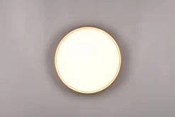 Trio Lighting Doha LED plafond 45 cm kaffe brun