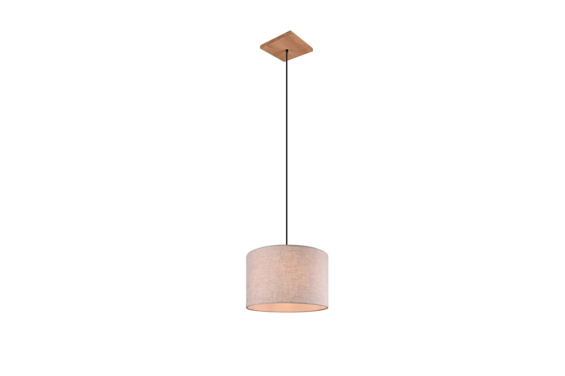 Trio Lighting Elmau taklampe 1L E27 tre/beige