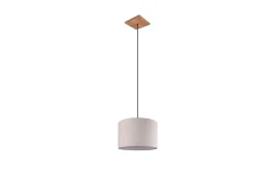 Trio Lighting Elmau taklampe 1L E27 tre/beige