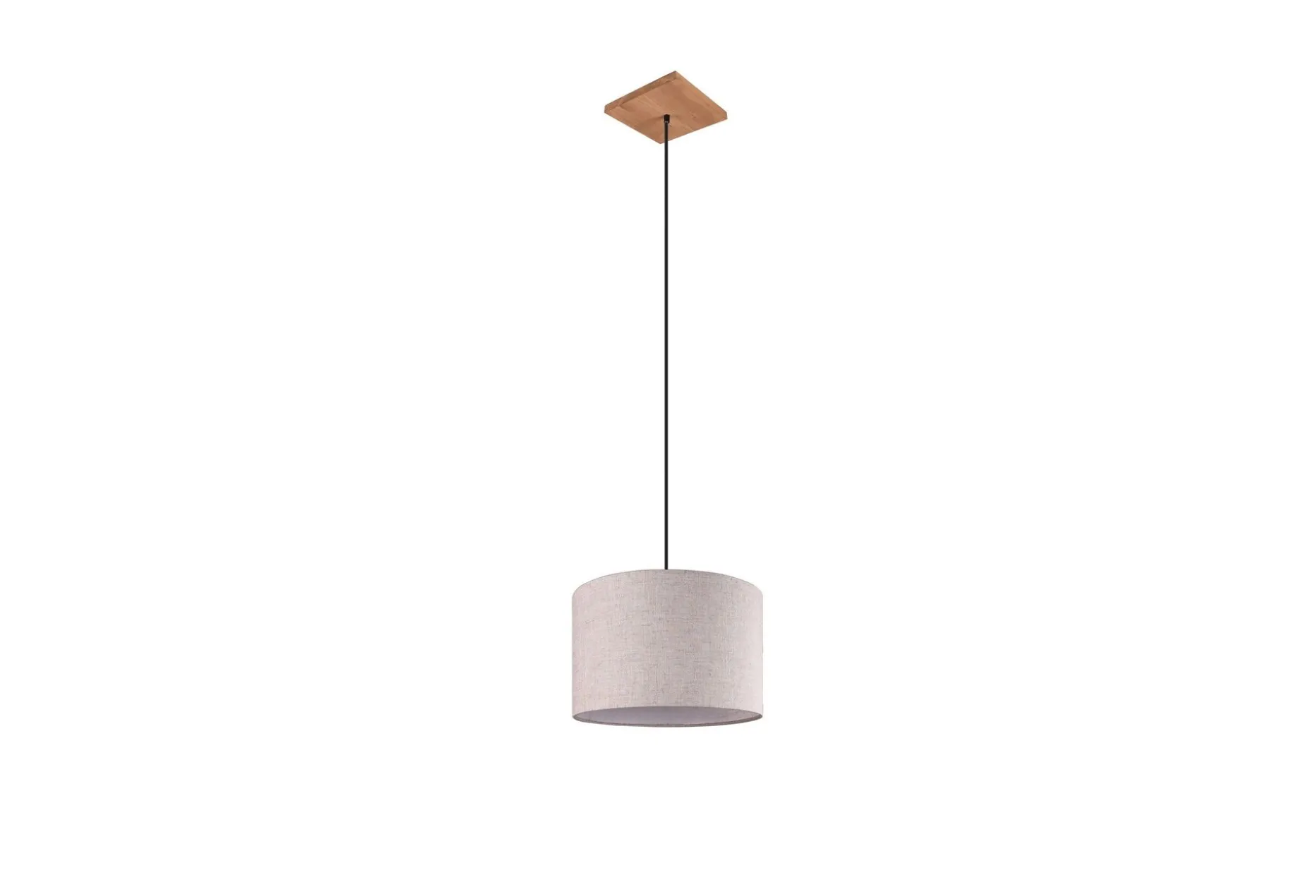 Trio Lighting Elmau taklampe 1L E27 tre/beige