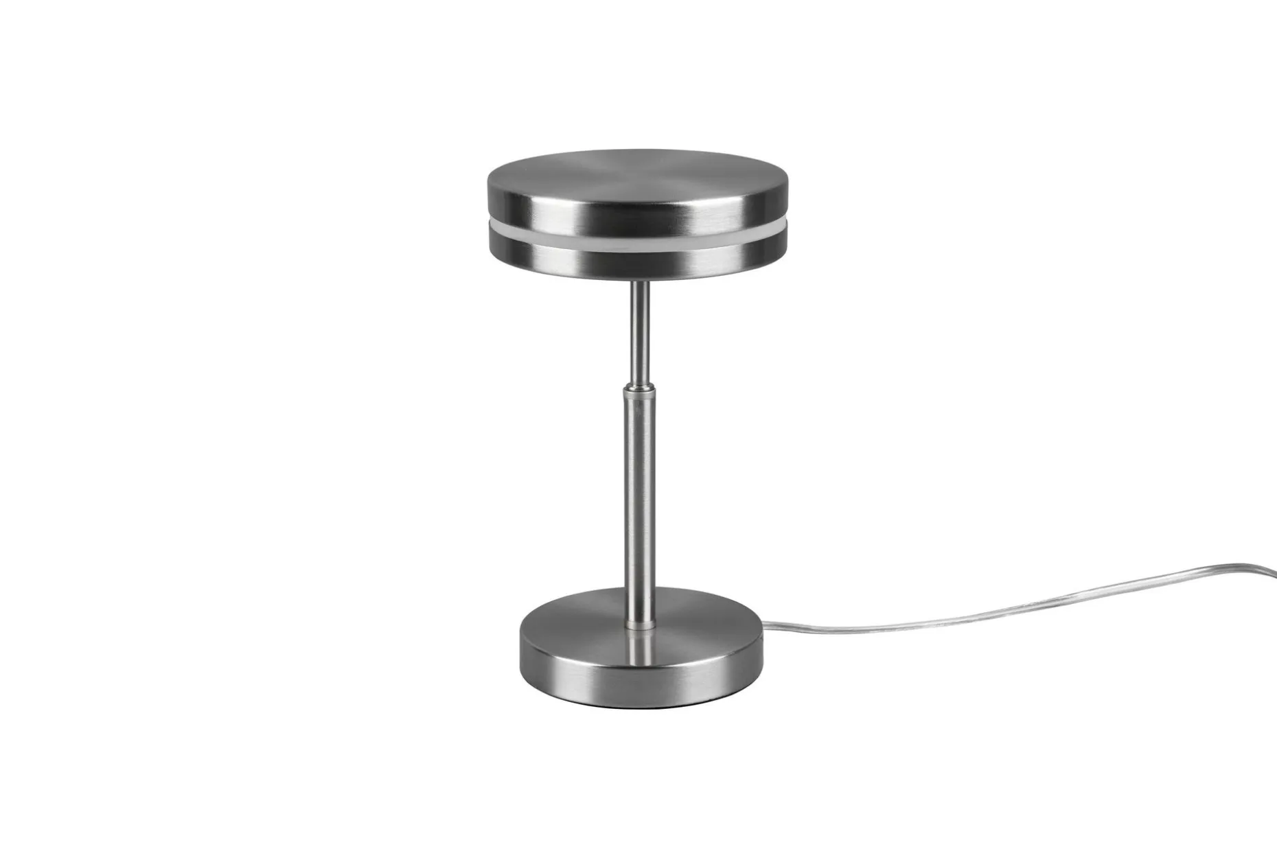 Trio Lighting Franklin LED bordlampe børstet stål