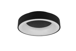 Trio Lighting Girona LED plafond 45cm matt svart