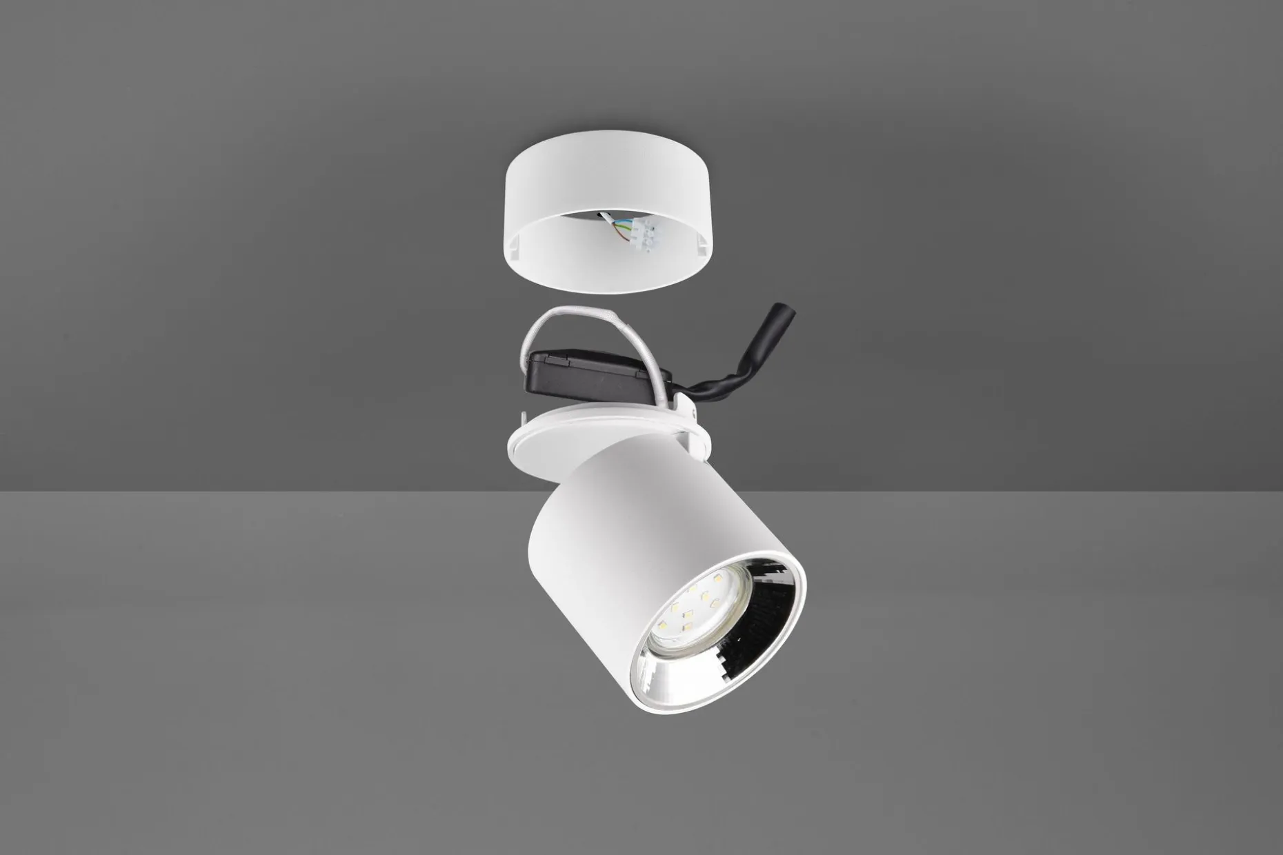Trio Lighting Guayana Spotlight 1L GU10 Matt Hvit
