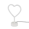 Trio Lighting Heart LED bordlampe hvit
