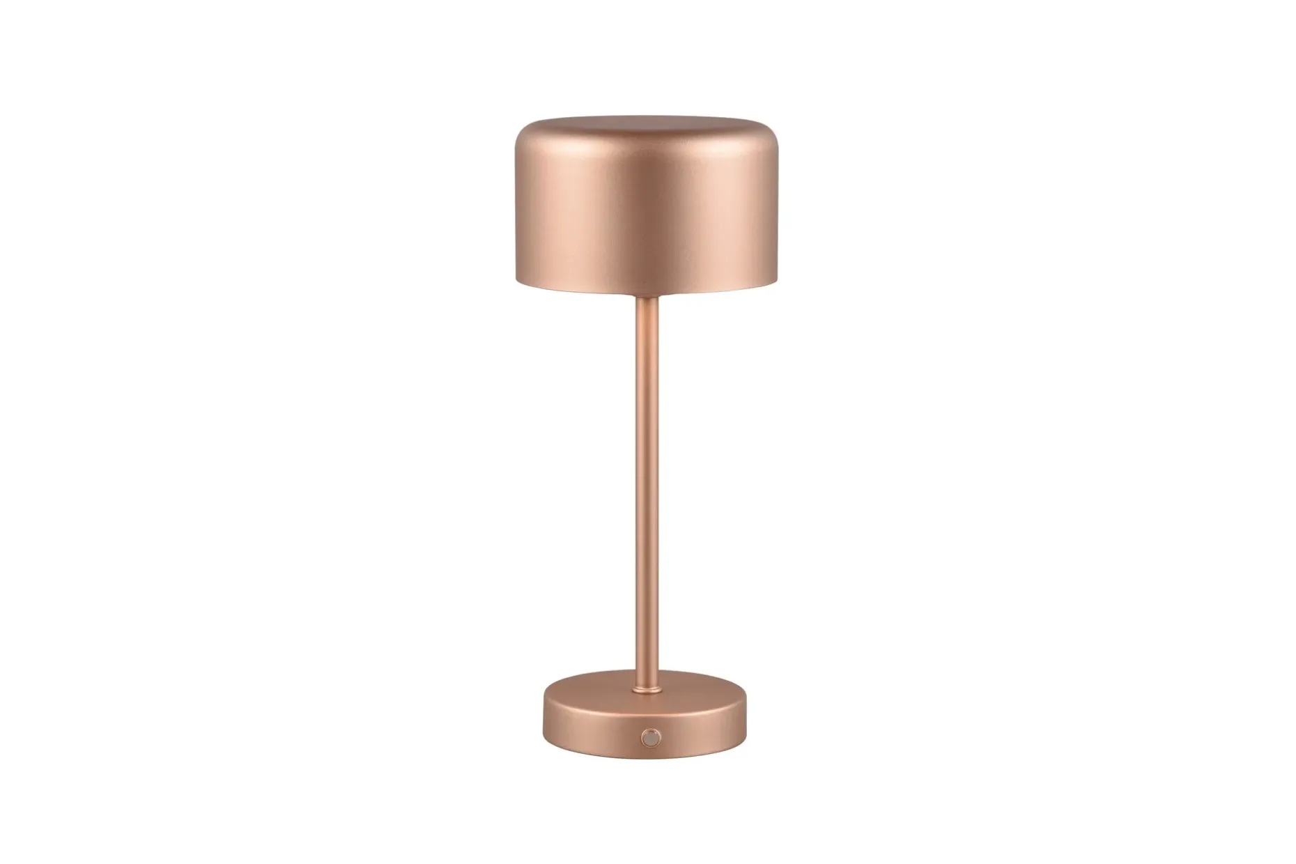 Trio Lighting Jeff LED bordlampe kaffe brun oppladbar
