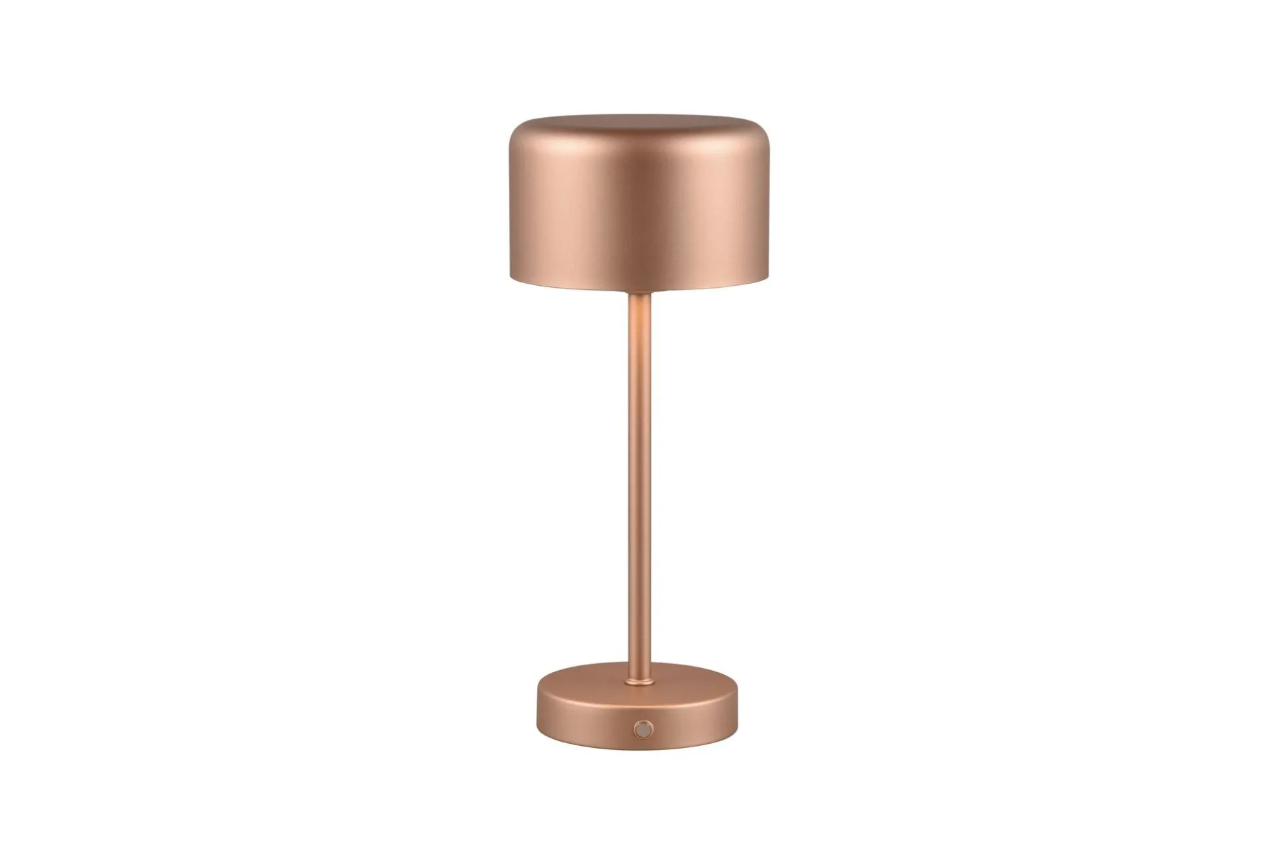 Trio Lighting Jeff LED bordlampe kaffe brun oppladbar