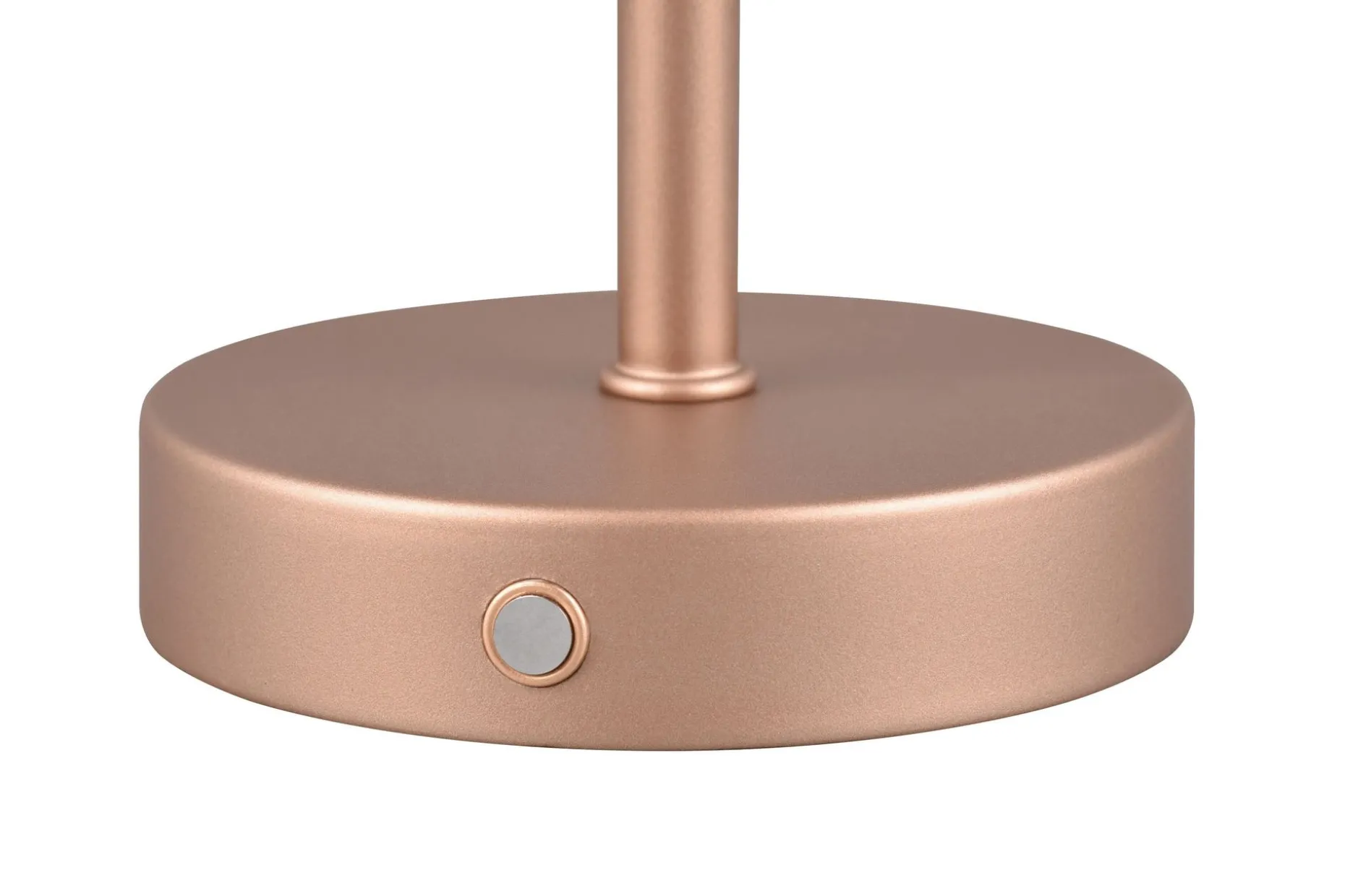 Trio Lighting Jeff LED bordlampe kaffe brun oppladbar