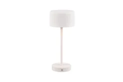Trio Lighting Jeff LED Bordlampe Matt Hvit Oppladbar