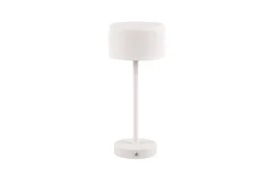 Trio Lighting Jeff LED Bordlampe Matt Hvit Oppladbar