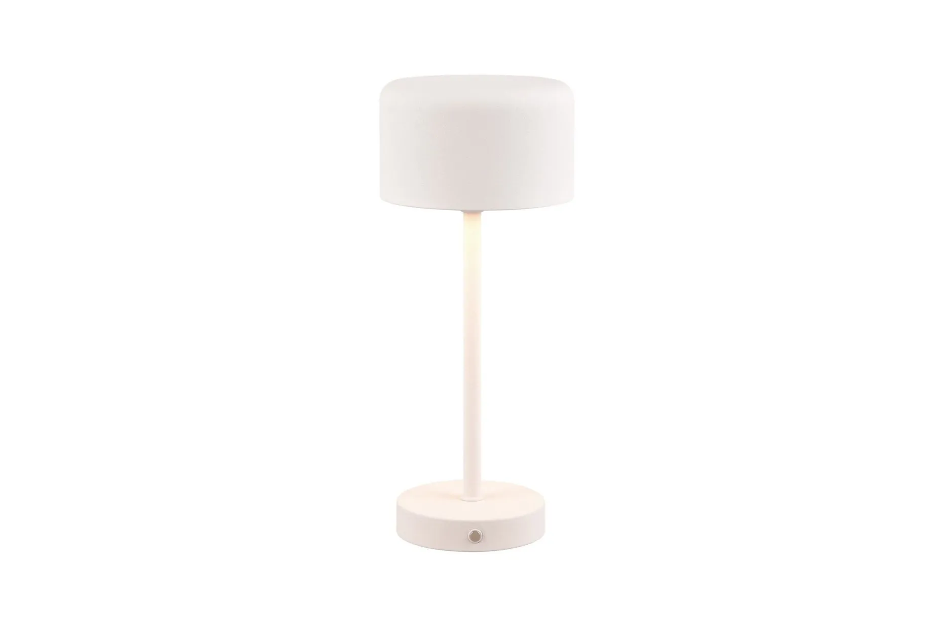 Trio Lighting Jeff LED Bordlampe Matt Hvit Oppladbar