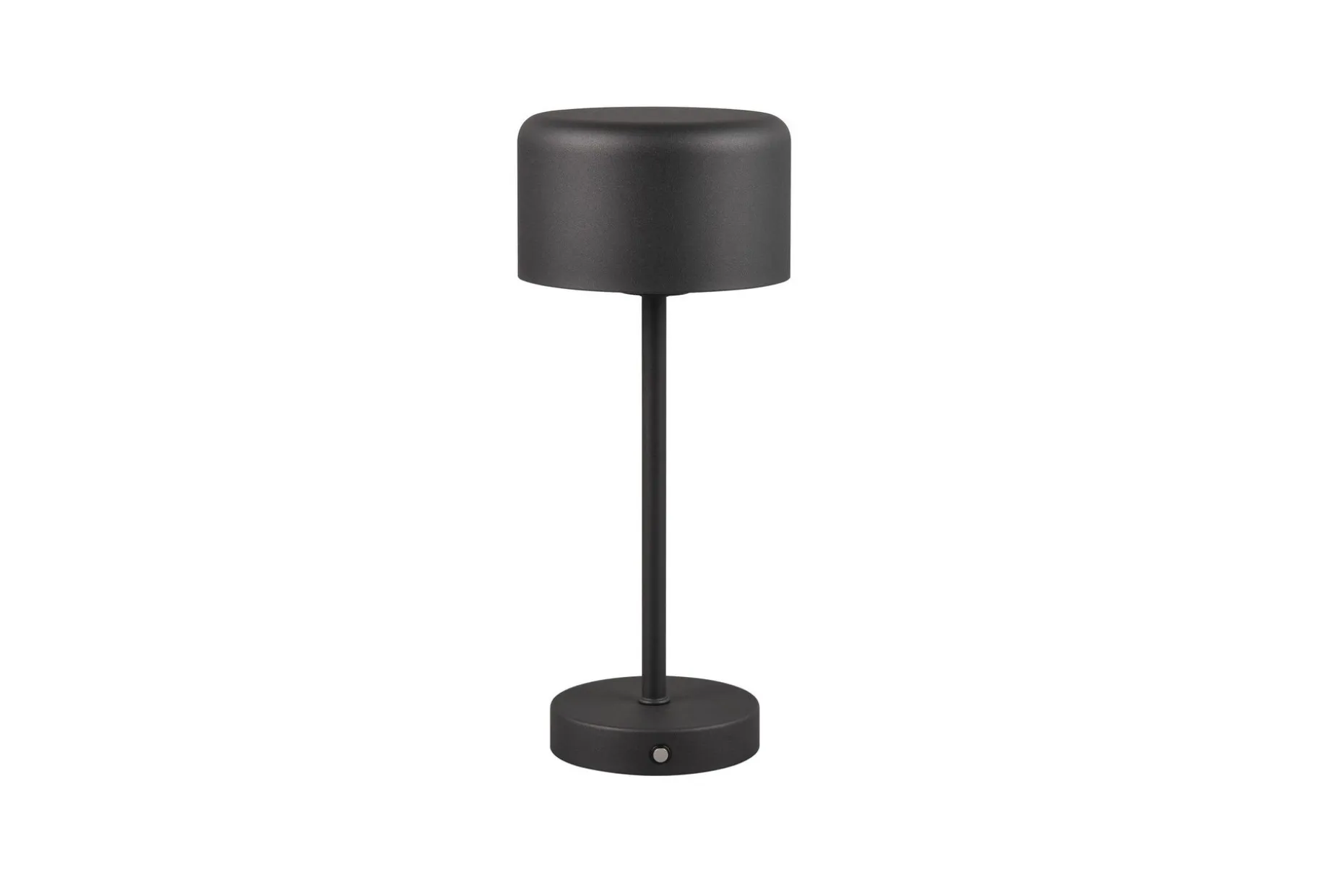 Trio Lighting Jeff LED bordlampe matt svart oppladbar