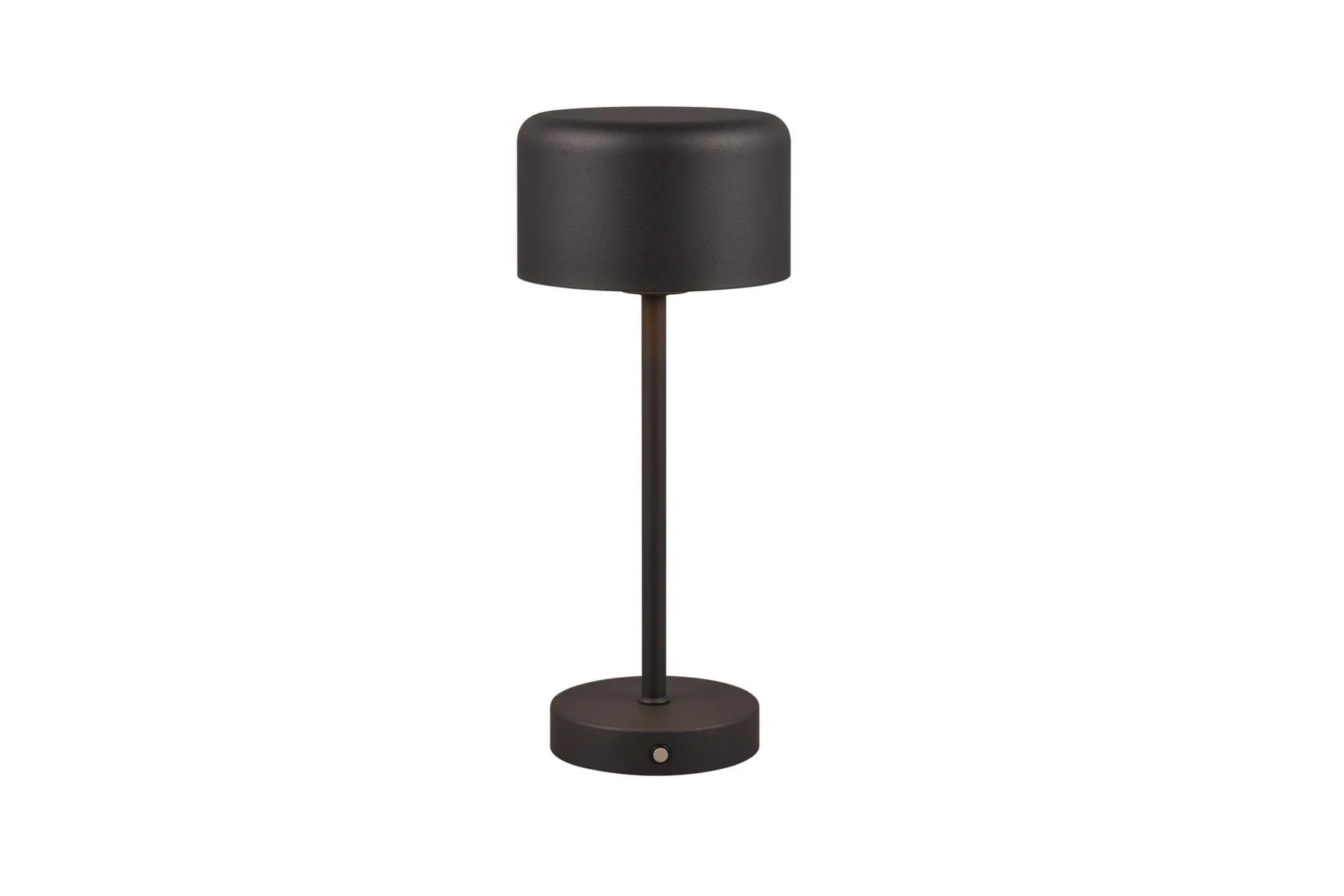 Trio Lighting Jeff LED bordlampe matt svart oppladbar