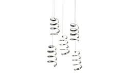 Trio Lighting Laola LED Taklampe 5L krom 4000K
