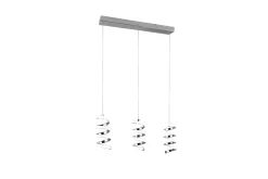 Trio Lighting Laola LED Taklampe 3L Krom 4000K