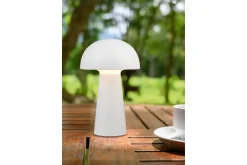 Trio Lighting Lennon LED bordlampe hvit oppladbar