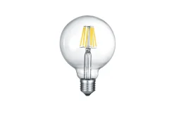 Trio Lighting LK LED E27 filament globe 6W 810lm 2700K 3-trinn