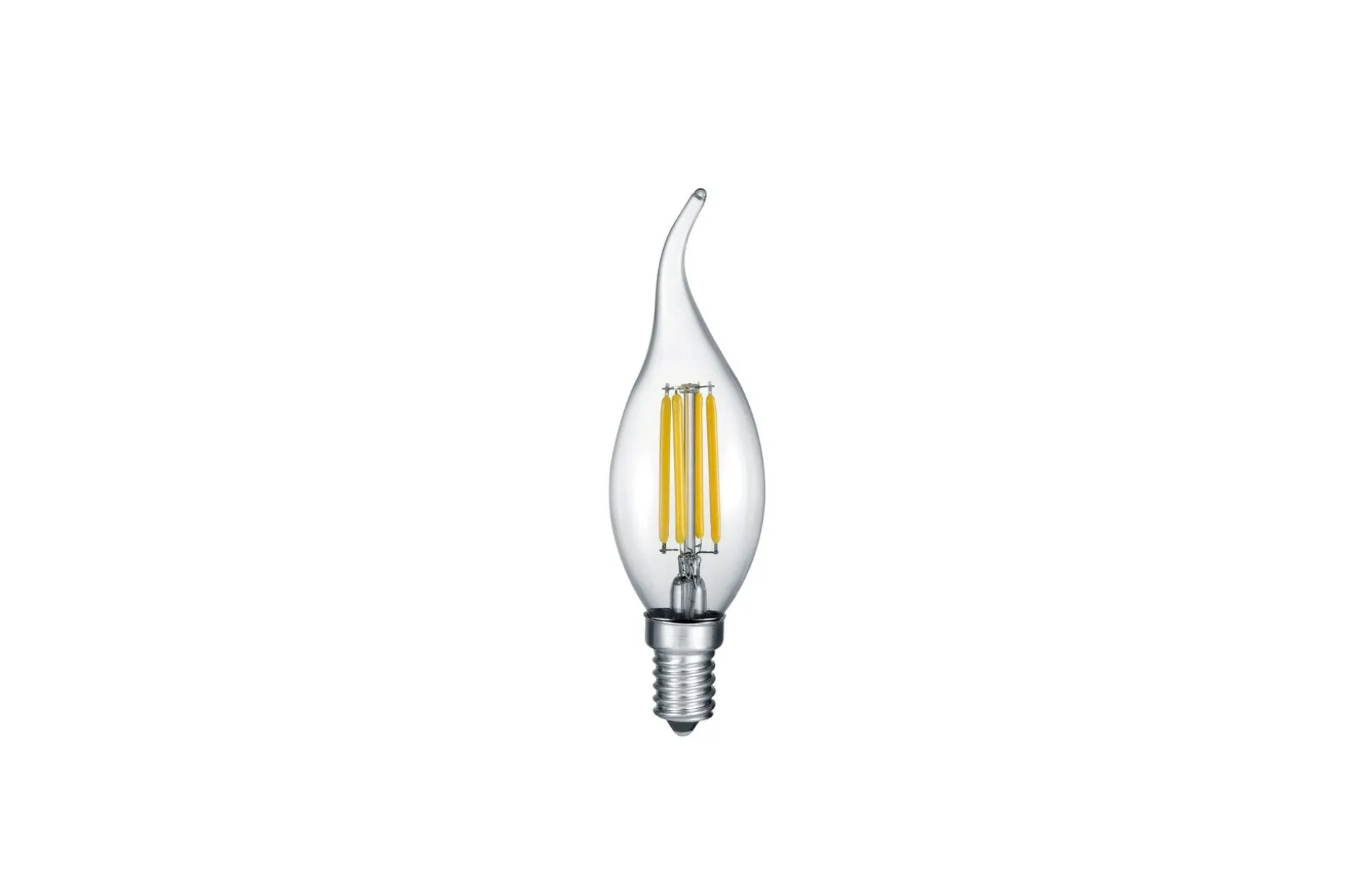 Trio Lighting LK LED E14 filament krone 4W 360lm 2700 K brun