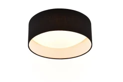 Trio Lighting Locarno LED plafond 28 cm svart