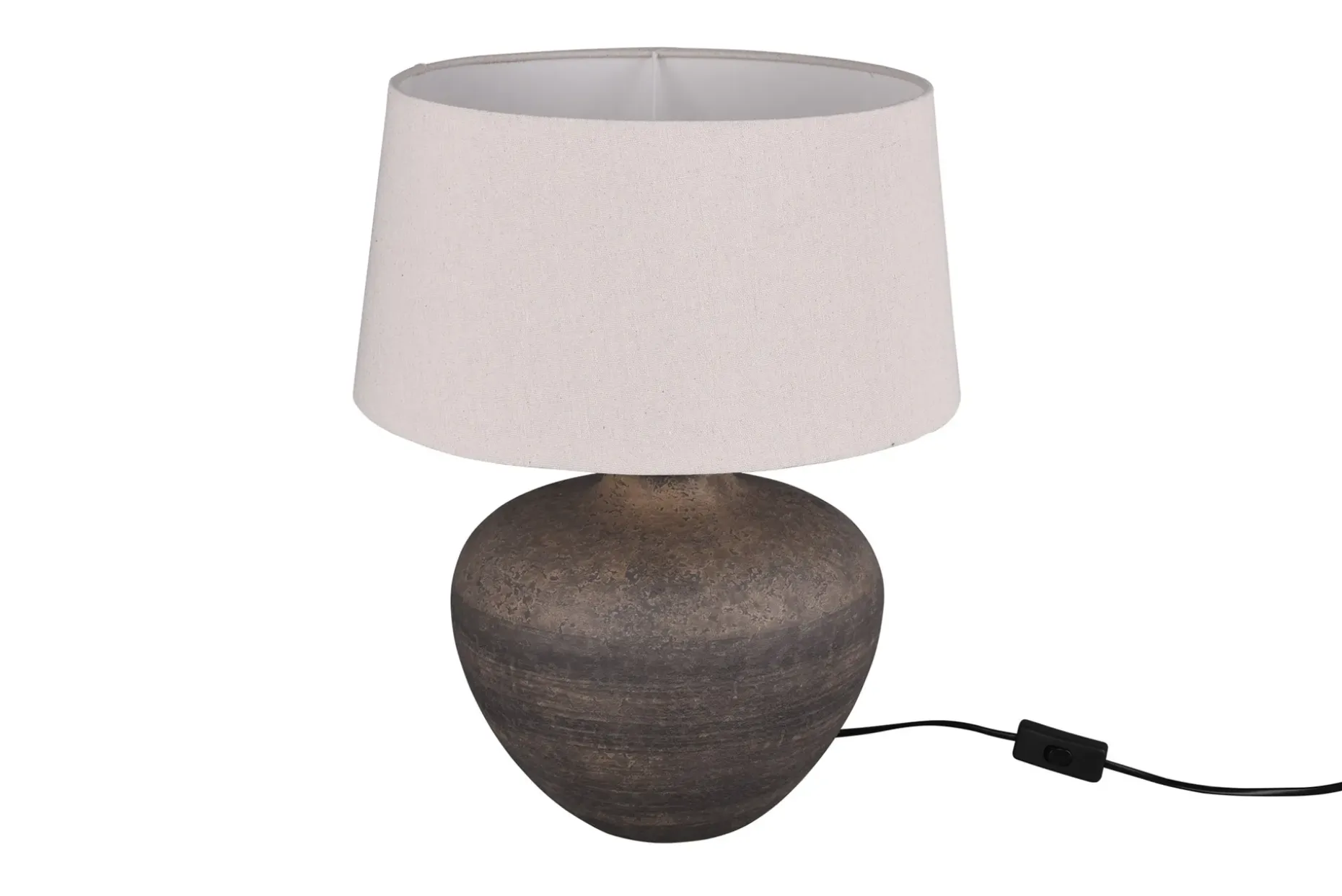 Trio Lighting Lou bordlampe 38cm E14 brun