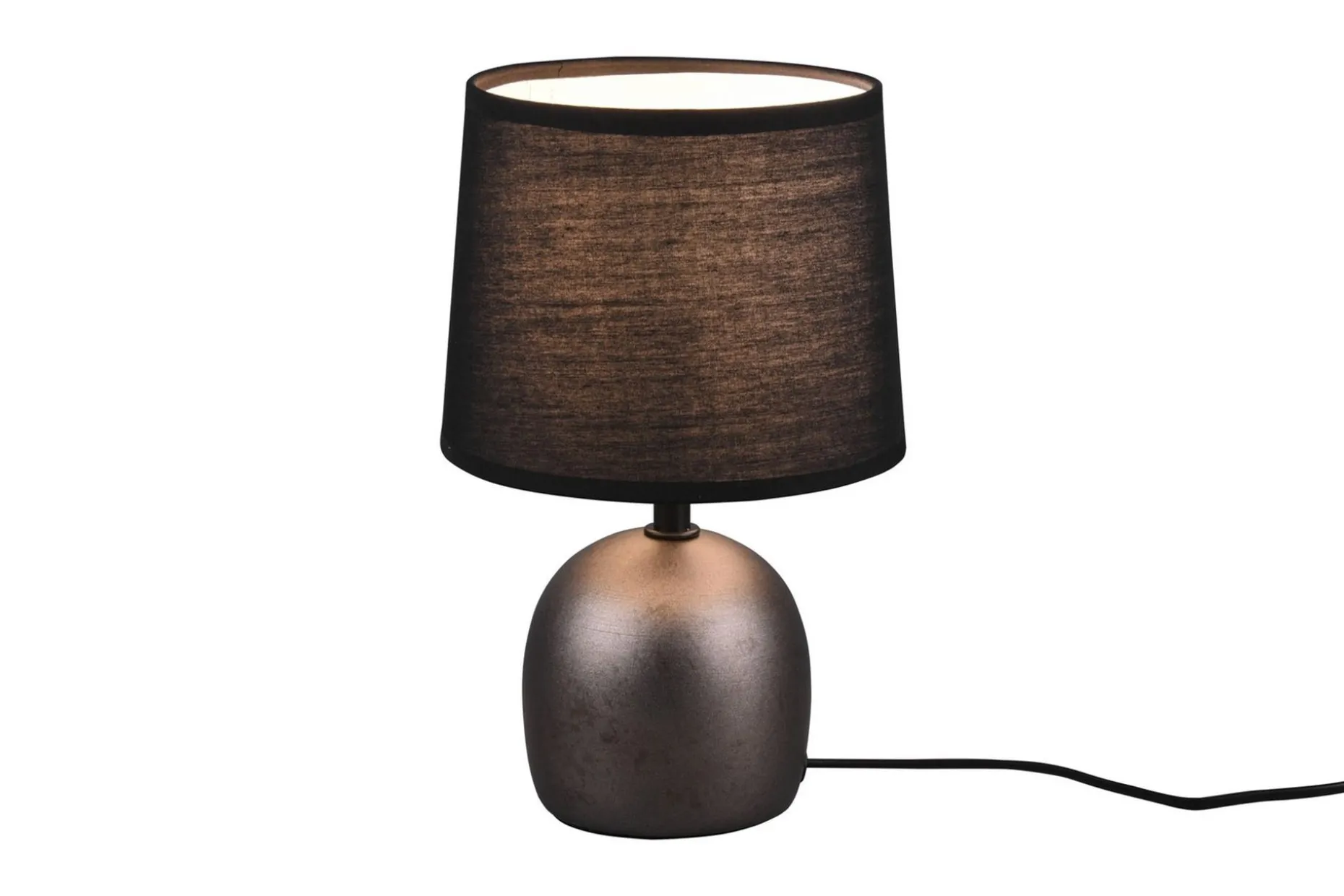 Trio Lighting Malu bordlampe E14 svart