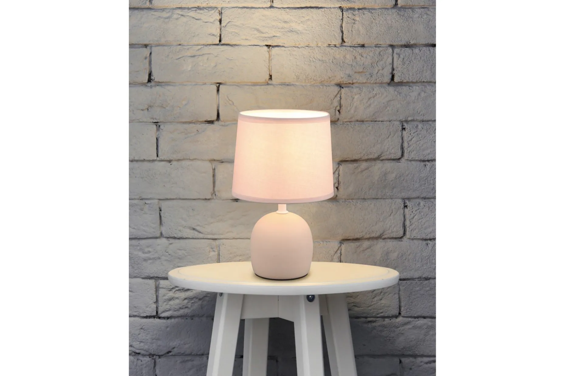 Trio Lighting Malu bordlampe E14 beige