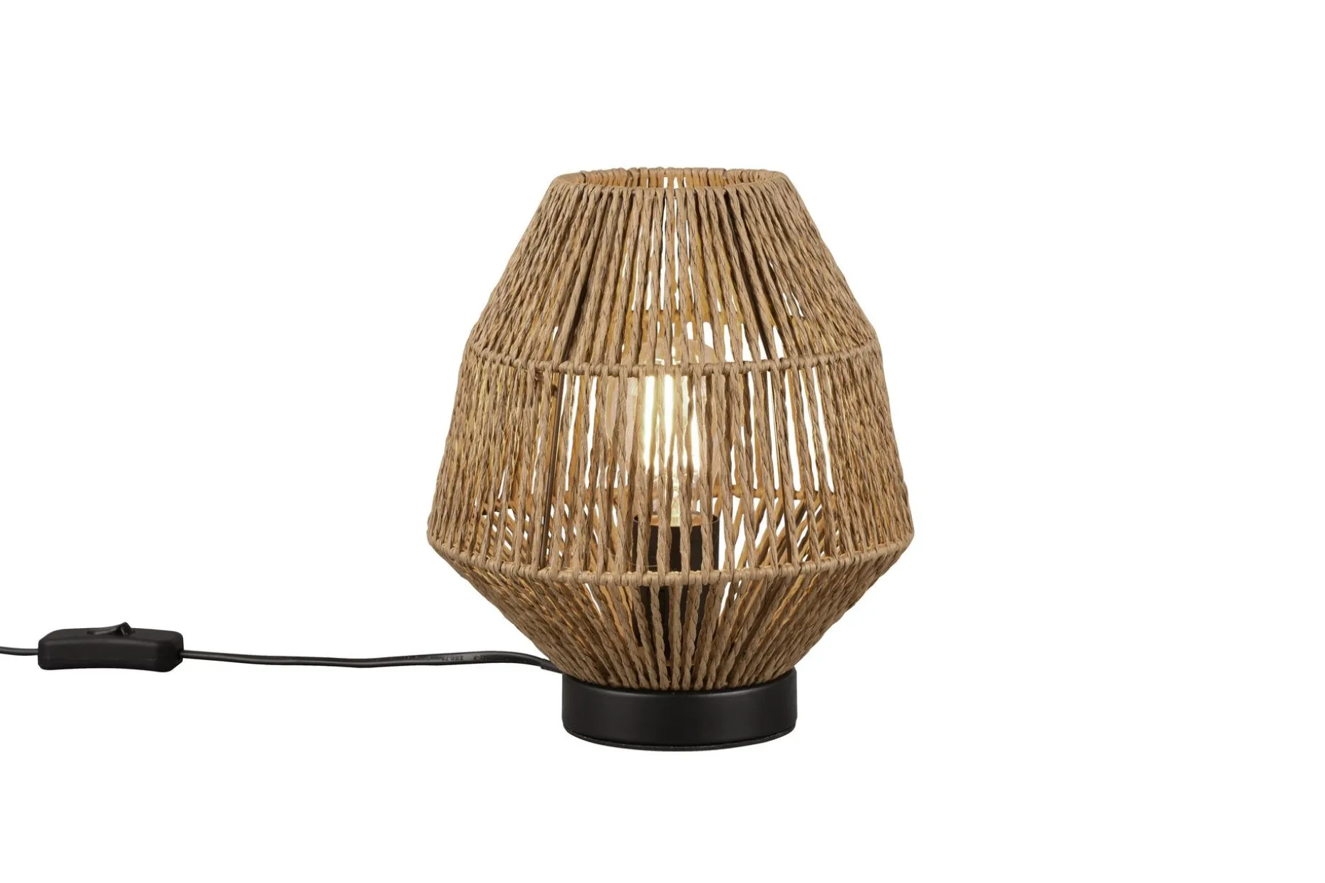 Trio Lighting Miki Bordlampe E27 Sisal