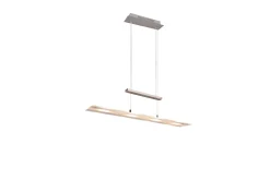 Trio Lighting Milos LED Taklampe Børstet Stål