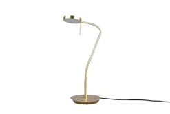 Trio Lighting Monza LED bordlampe matt messing