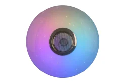 Trio Lighting Musica LED plafond med Bluetooth-høyttaler RGBW