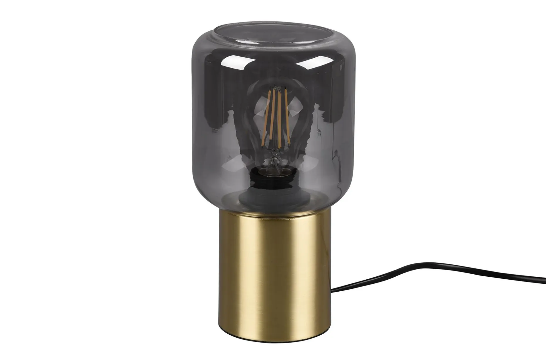 Trio Lighting Nico bordlampe E27 matt messing