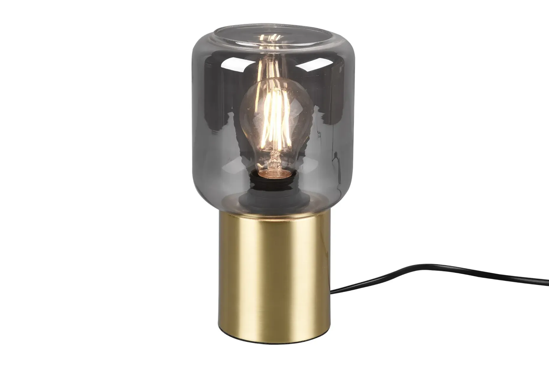 Trio Lighting Nico bordlampe E27 matt messing