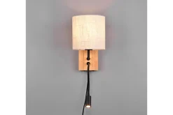 Trio Lighting Nilam Vegglampe m. Leselampe 18 cm LED + E27 tre