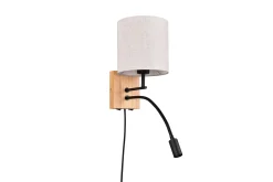 Trio Lighting Nilam Vegglampe m. Leselampe 18 cm LED + E27 tre