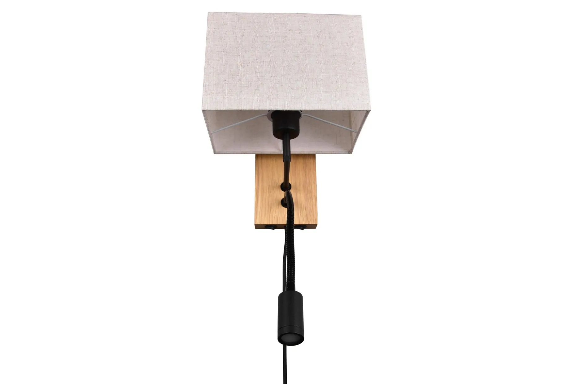 Trio Lighting Nilam Vegglampe med leselampe 25 cm LED + E27 tre
