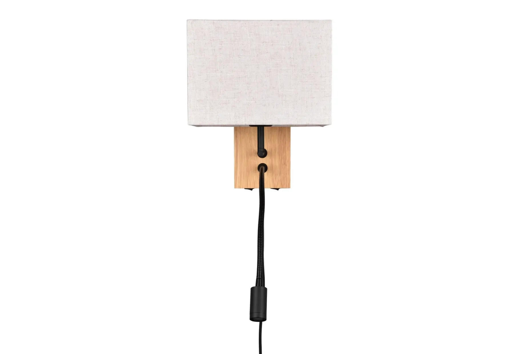 Trio Lighting Nilam Vegglampe med leselampe 25 cm LED + E27 tre