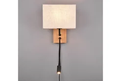 Trio Lighting Nilam Vegglampe med leselampe 25 cm LED + E27 tre