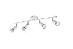 Trio Lighting Paris spotlight 4L GU10 matt hvit
