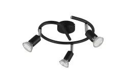 Trio Lighting Paris spotlight 3L GU10 matt svart