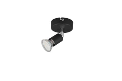 Trio Lighting Paris spotlight 1L GU10 matt svart