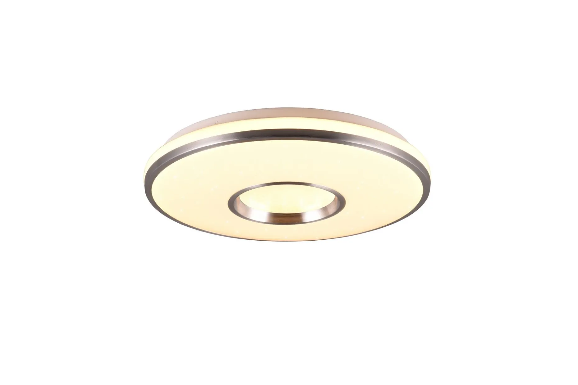 Trio Lighting Realta LED Taklampe 39 cm Børstet Aluminium RGBW