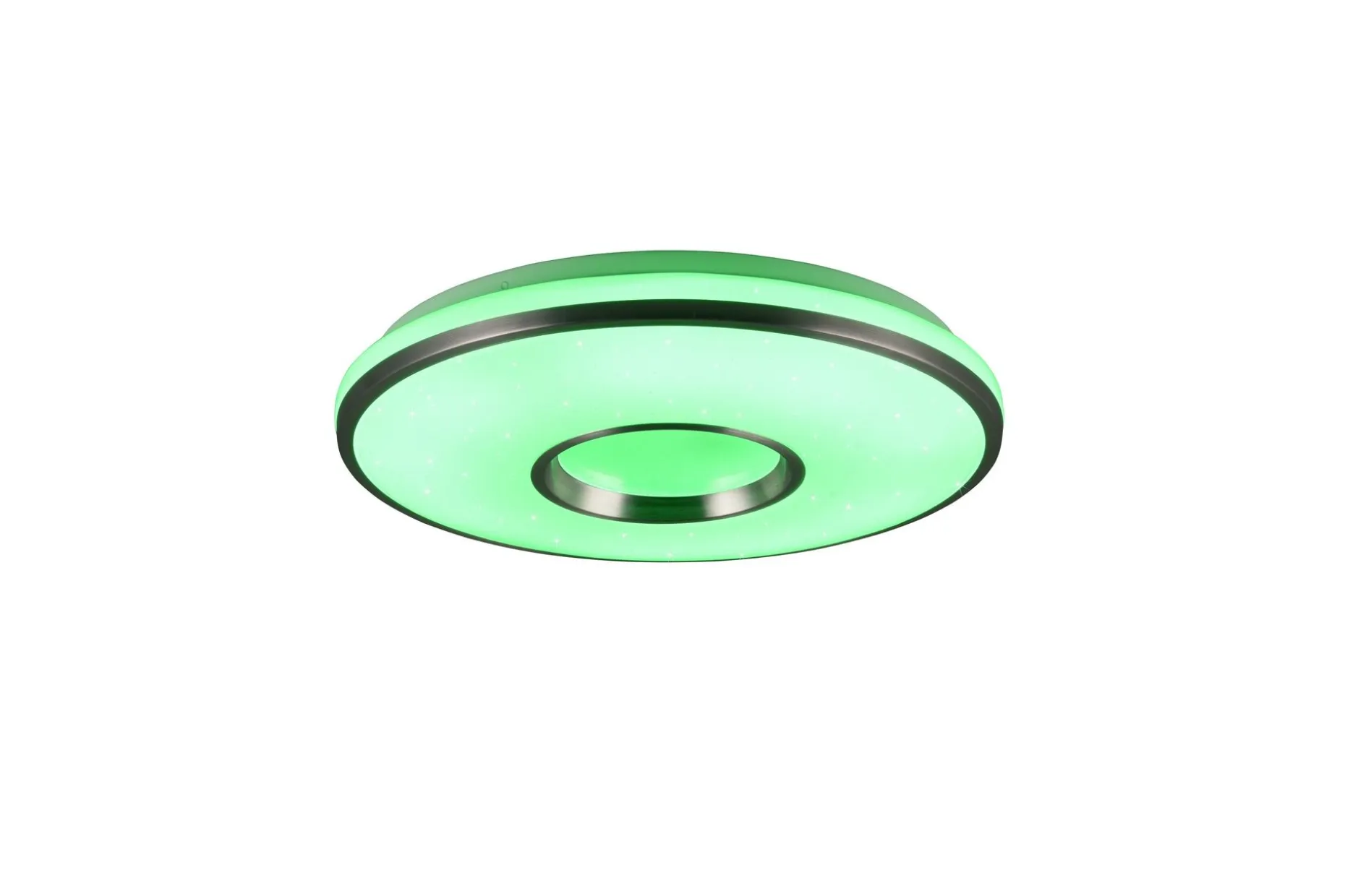 Trio Lighting Realta LED Taklampe 39 cm Børstet Aluminium RGBW