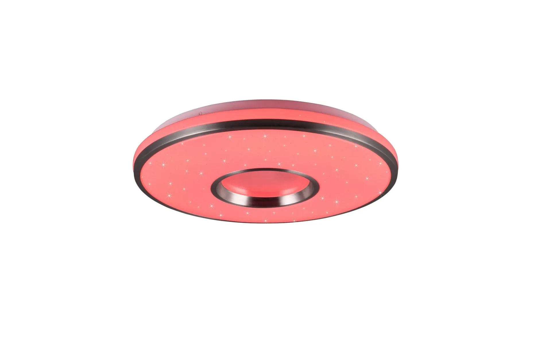 Trio Lighting Realta LED Taklampe 39 cm Børstet Aluminium RGBW