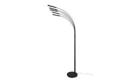 Trio Lighting Reed LED gulvlampe matt sort