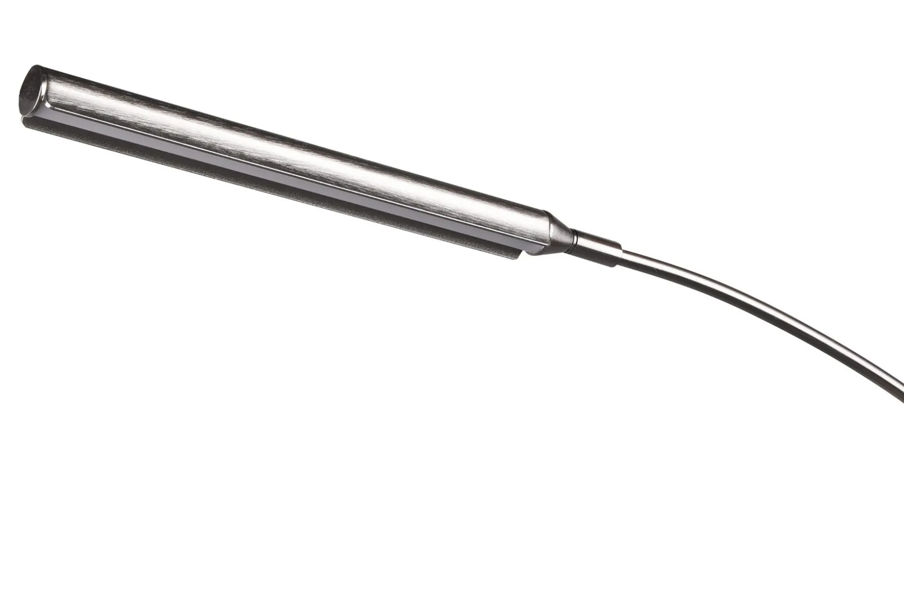 Trio Lighting Reed LED gulvlampe børstet stål