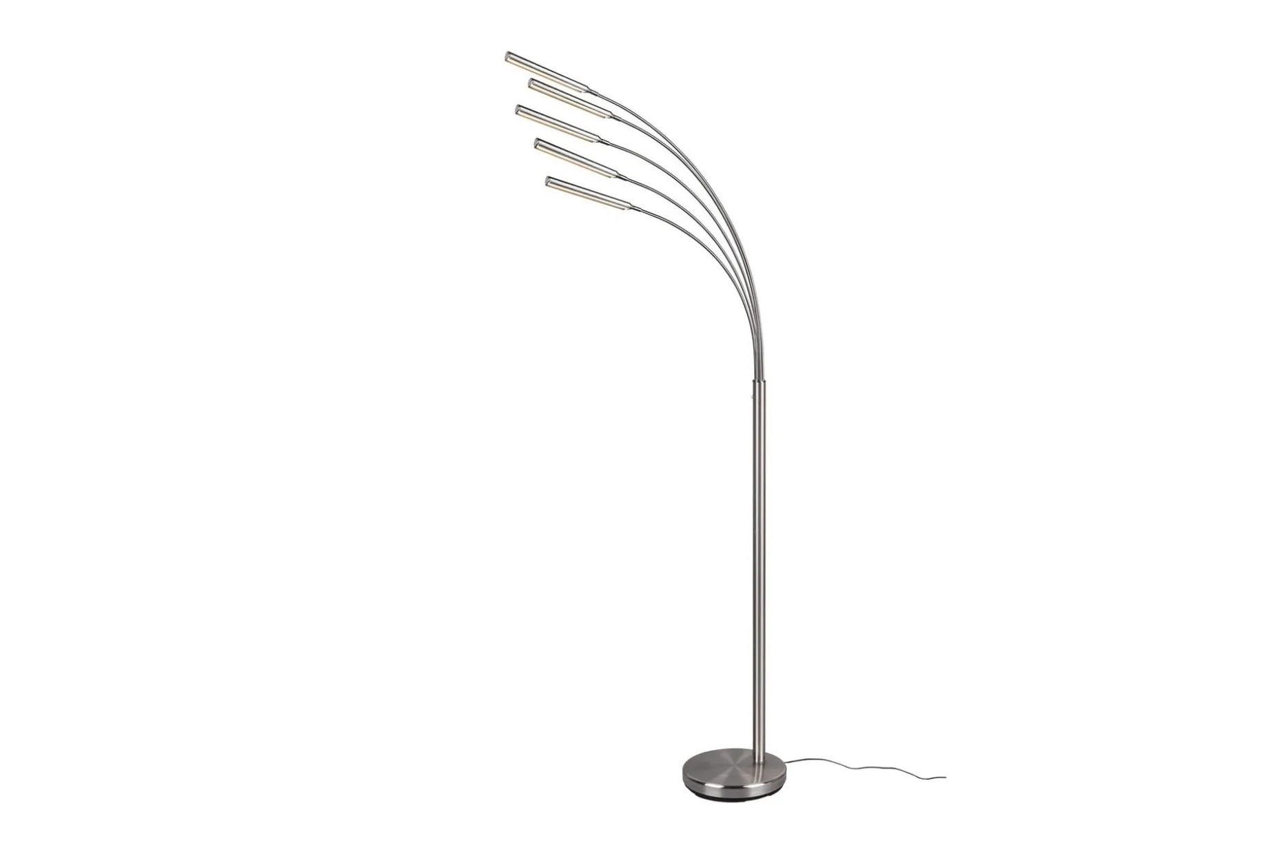 Trio Lighting Reed LED gulvlampe børstet stål
