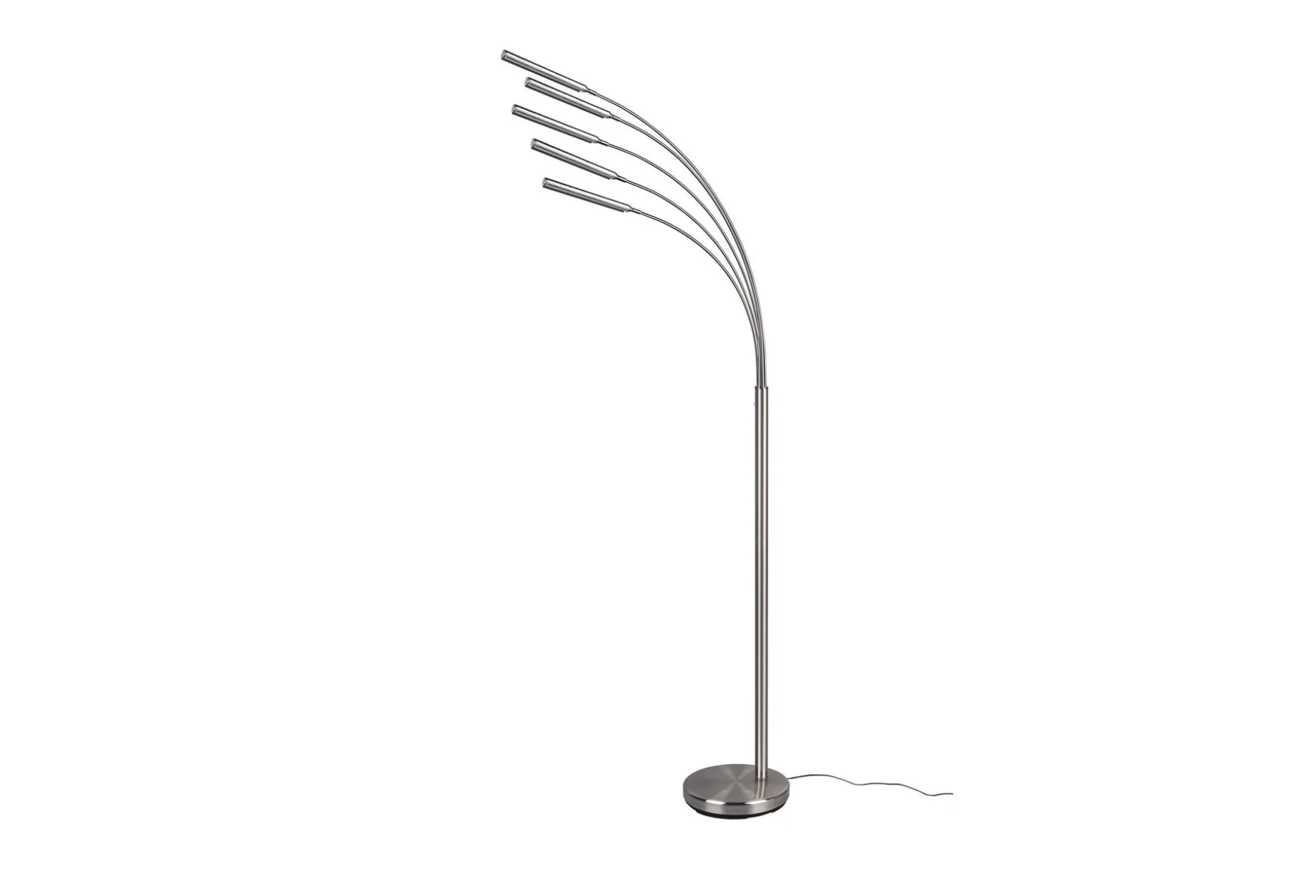 Trio Lighting Reed LED gulvlampe børstet stål