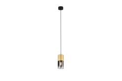 Trio Lighting Robin taklampe 1L E27 matt messing/røkfarget