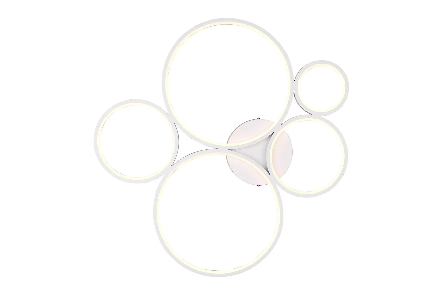 Trio Lighting Rondo LED plafond matt hvit 5L