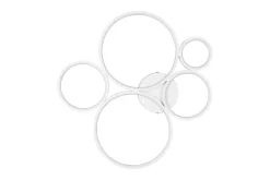 Trio Lighting Rondo LED plafond matt hvit 5L