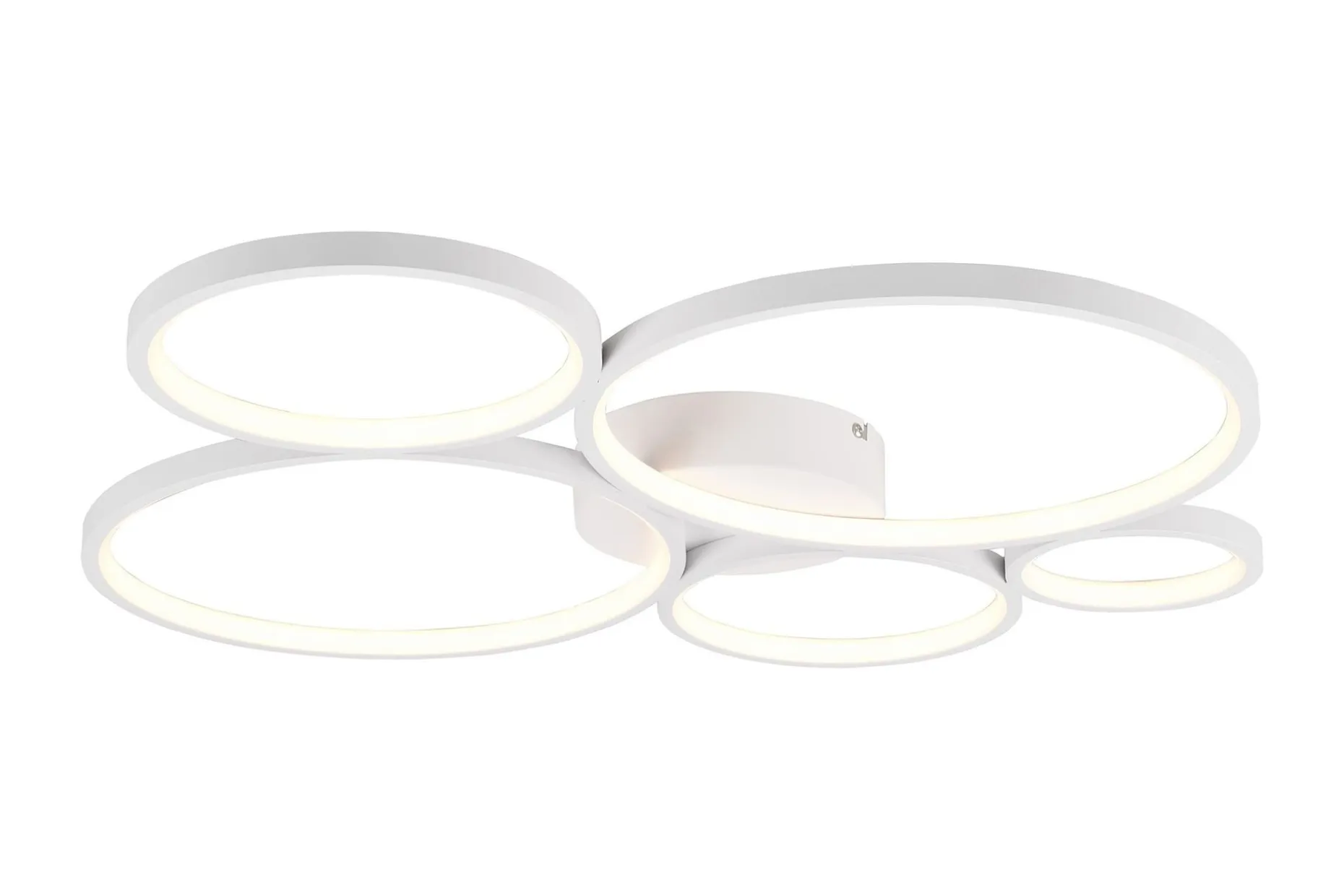 Trio Lighting Rondo LED plafond matt hvit 5L